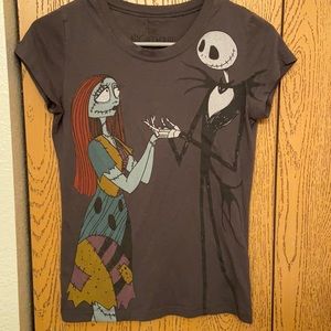 Nightmare Before Christmas Jack and Sally T shirt